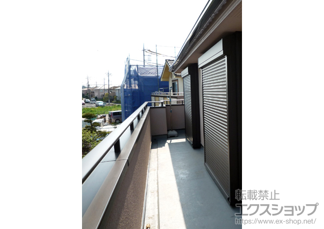 千葉県佐倉市のLIXIL リクシル（トステム）の窓シャッター リフォームシャッター イタリヤ 手動式 施工例