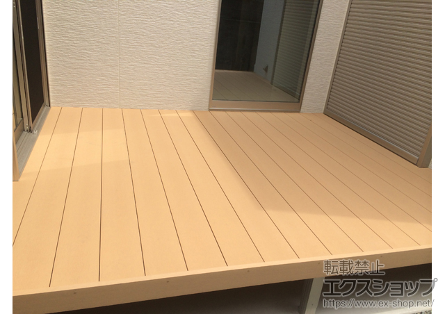 大阪府泉南郡熊取町ののウッドデッキ リウッドデッキ 200 施工例