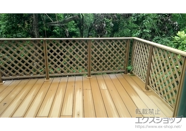 広島県東広島市ののウッドデッキ 樹ら楽ステージ+ ステップ2段用 施工例