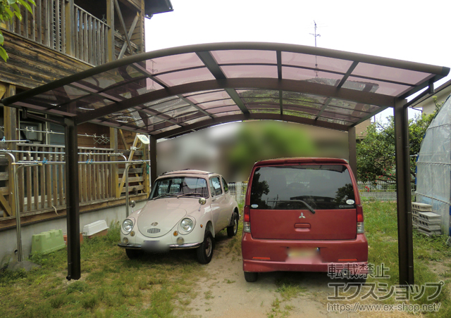 滋賀県野洲市ののカーポート レイナツインポートグラン　積雪〜20cm対応 施工例