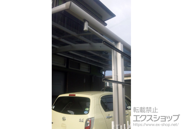 千葉県松戸市ののカーポート プレシオスポート 積雪〜20cm対応 施工例