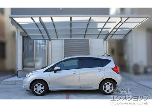 千葉県鎌ケ谷市ののカーポート プレシオスポート 積雪〜20cm対応 施工例