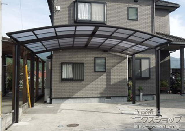 広島県廿日市市ののカーポート レイナツインポートグラン　積雪〜20cm対応 施工例