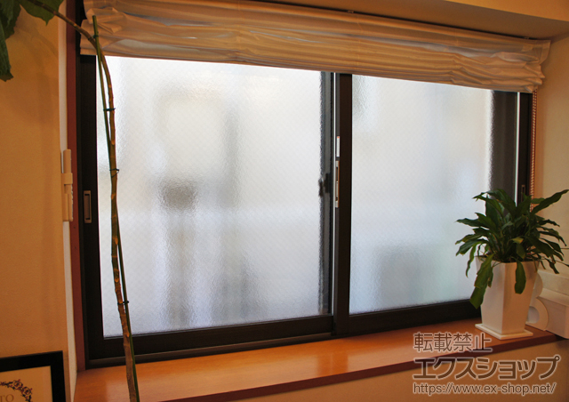 東京都目黒区のの二重窓（内窓） インプラスウッド引き違い窓2枚建て 施工例