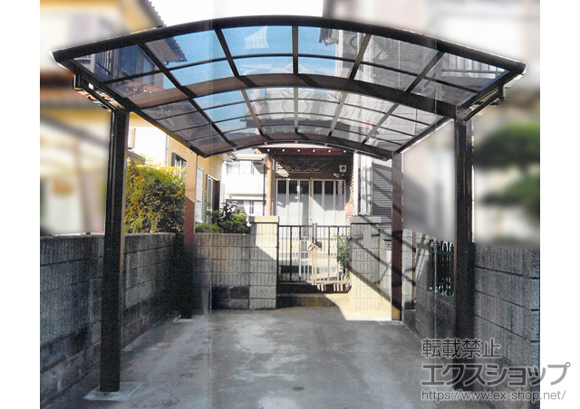 神奈川県高座郡寒川町ののカーポート レイナワンポートグラン　積雪〜20cm対応 施工例