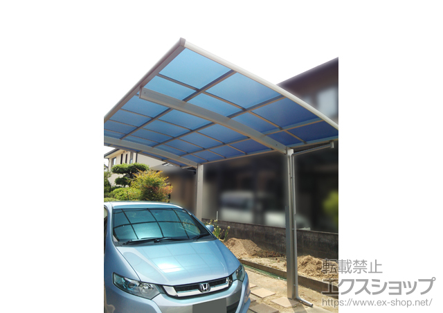 岡山県岡山市ののカーポート プレシオスポート 積雪〜20cm対応 施工例
