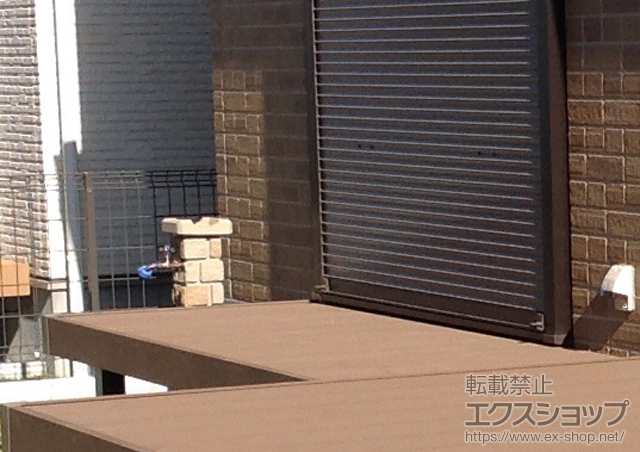 茨城県つくばみらい市ののウッドデッキ リウッドデッキ 200 施工例