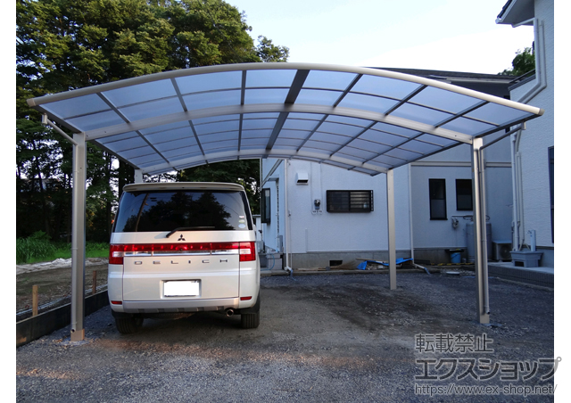 茨城県古河市ののカーポート レイナツインポートグラン　積雪〜20cm対応 施工例