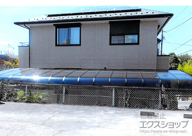 神奈川県大和市のLIXIL リクシル（トステム）のカーポート テールポートシグマIII 縦連棟 積雪〜20cm対応＋収納式サポート 1本入り 施工例