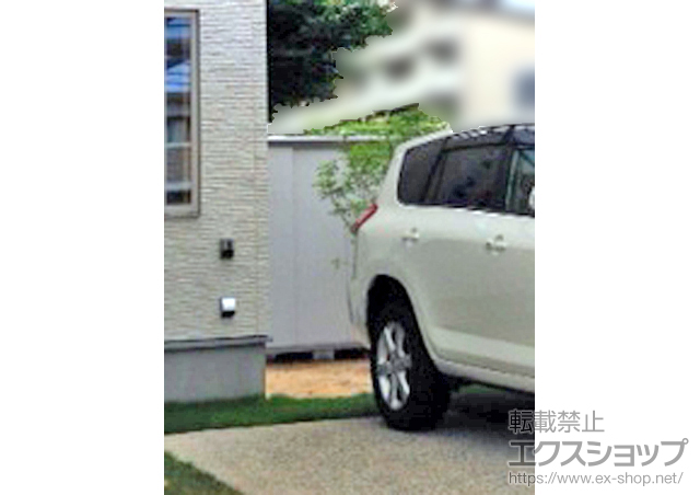 兵庫県姫路市のの物置・屋外倉庫 エスモ 一般型(ESD-1607AGL　【PW】 ) 施工例