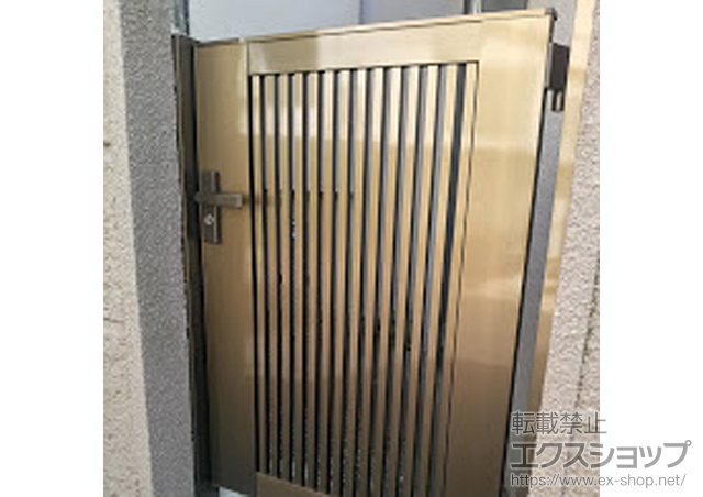 東京都国分寺市のの門扉 ライシス門扉2型 片開き 柱使用 施工例