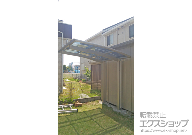 埼玉県川越市ののサイクルポート・駐輪場 プレシオスポート ミニ 積雪〜20cm対応 施工例