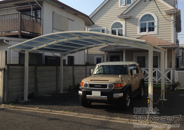 東京都杉並区ののカーポート レイナツインポートグラン　積雪〜20cm対応 施工例