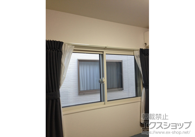 埼玉県越谷市のの二重窓（内窓） インプラス(ダストバリア)引き違い窓2枚建て 施工例