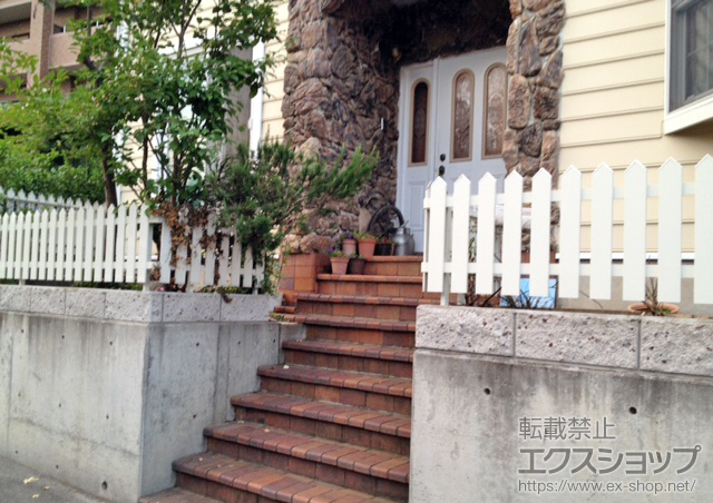 東京都青梅市ののフェンス・柵 アメリカンフェンス1型 フリーポールタイプ 施工例