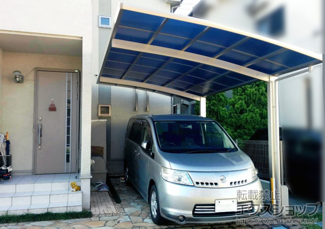 埼玉県越谷市ののカーポート レイナポートグラン　積雪〜20cm対応 施工例