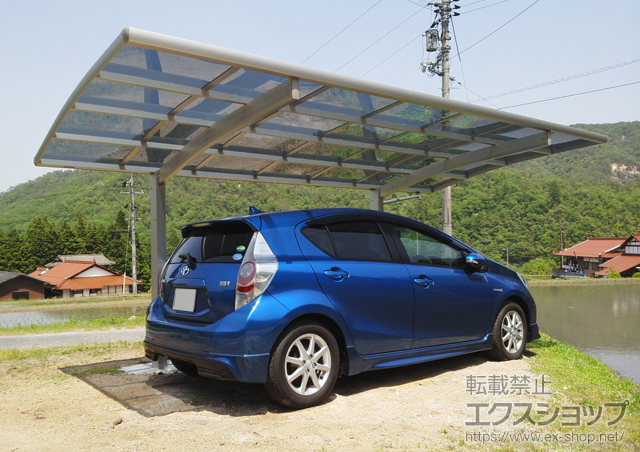山口県岩国市ののカーポート プレシオスポート 積雪〜20cm対応 施工例