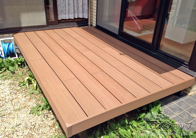 福井県福井市ののウッドデッキ ひとと木2 施工例