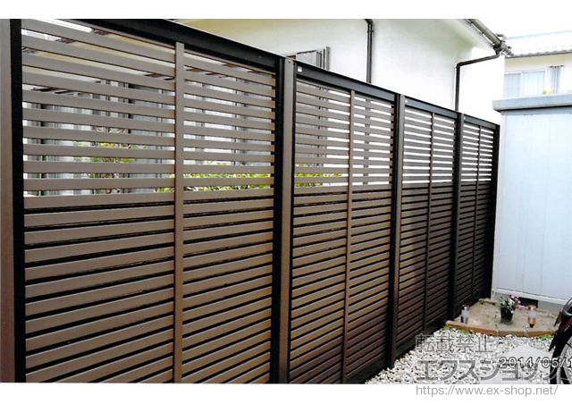 広島県広島市ののフェンス・柵 ハイ パーテーション5型 施工例