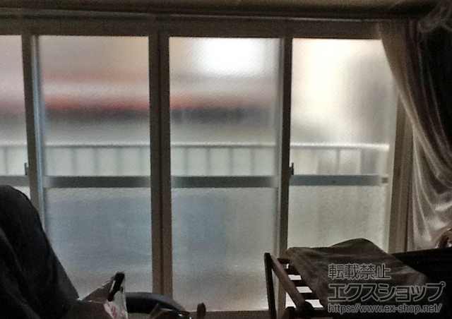 京都府京都市のの二重窓（内窓） インプラス(ダストバリア)引き違い窓4枚建て＋ふかし枠（70mm）3方 施工例