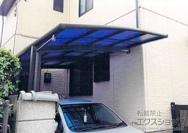 東京都東村山市のYKKAPのカーポート レイナポートグラン　積雪～20cm対応+着脱式サポート 施工例