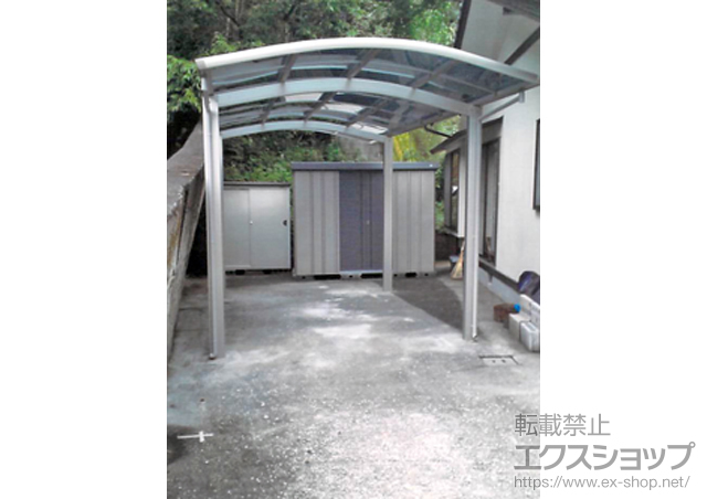 宮崎県西臼杵郡五ヶ瀬町ののカーポート レイナワンポートグラン　積雪〜20cm対応 施工例