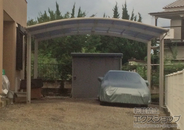 群馬県安中市ののカーポート レイナツインポートグラン　積雪〜20cm対応 施工例