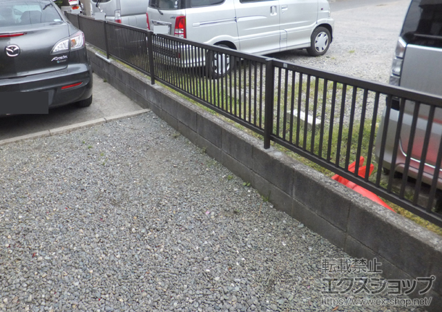 神奈川県横浜市ののフェンス・柵 プリレオR2型フェンス フリーポールタイプ 施工例