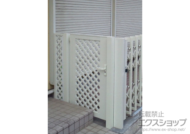 東京都目黒区のの門扉 ライシス門扉11型 片開き 柱使用 施工例