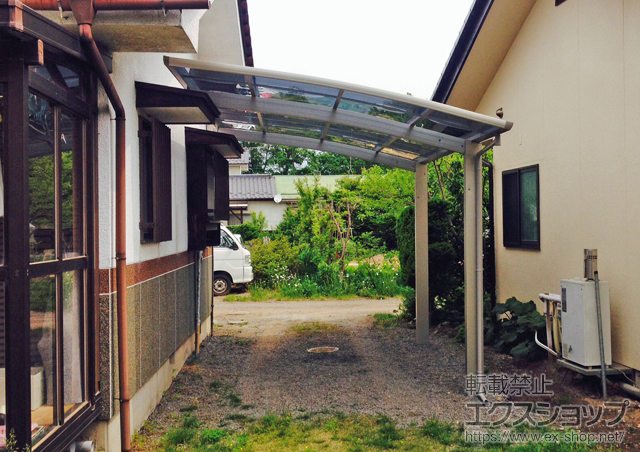 長野県佐久市ののカーポート プレシオスポート 積雪〜20cm対応 施工例