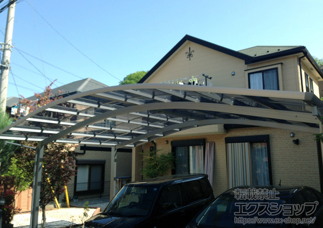 神奈川県厚木市ののカーポート レイナツインポートグラン　積雪〜20cm対応 施工例