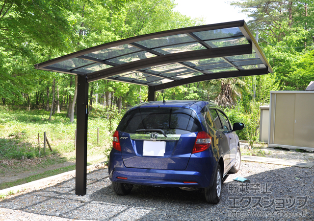 栃木県那須塩原ののカーポート プレシオスポート 積雪〜20cm対応 施工例