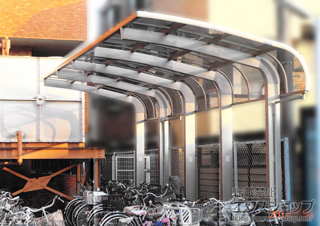 東京都国分寺市のLIXIL リクシル（トステム）のカーポート テールポートシグマIII 1500 縦連棟 積雪〜50cm対応 施工例