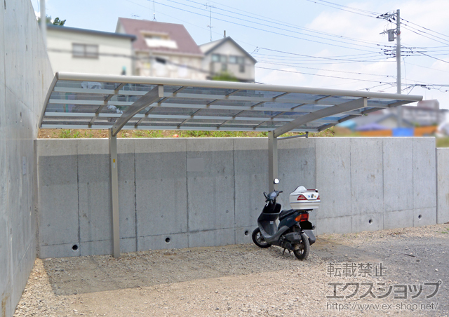 神奈川県相模原市ののカーポート プレシオスポート 積雪〜20cm対応 施工例