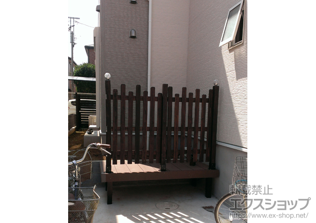 千葉県市川市ののウッドデッキ リウッドデッキ 200 施工例