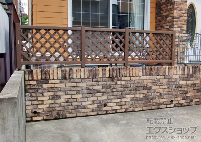 愛知県名古屋市ののフェンス・柵 リウッドフェンス2型 間仕切りタイプ 施工例