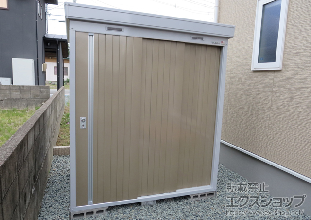 秋田県秋田市のの物置・屋外倉庫 ネクスタ 一般型 施工例