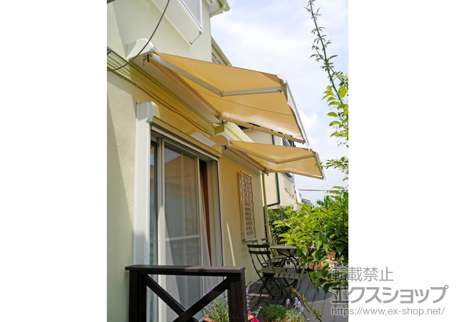 神奈川県横浜市ののオーニング・日よけ エルパティオプラス 手動式 施工例
