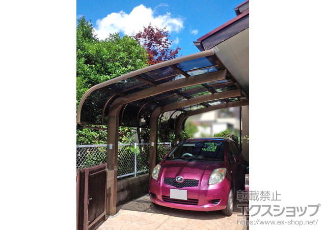 埼玉県比企郡鳩山町のLIXIL リクシル（トステム）のカーポート テールポートシグマIII 1500 積雪〜50cm対応 施工例