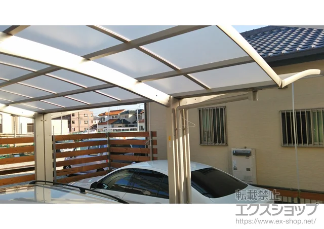 愛知県岡崎市のYKKAPのカーポート レイナポートグラン Y合掌　積雪～20cm対応 施工例