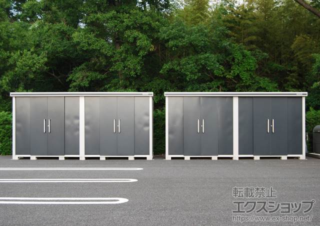 埼玉県比企郡川島町のの物置・屋外倉庫 エルモ 一般型(LMC-5118HWGL)扉2ヶ所タイプ 施工例