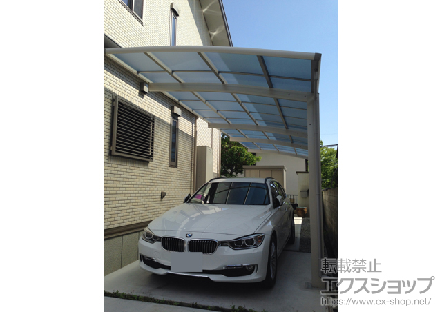 奈良県奈良市ののカーポート レイナポートグラン 縦連棟　積雪〜20cm対応 施工例