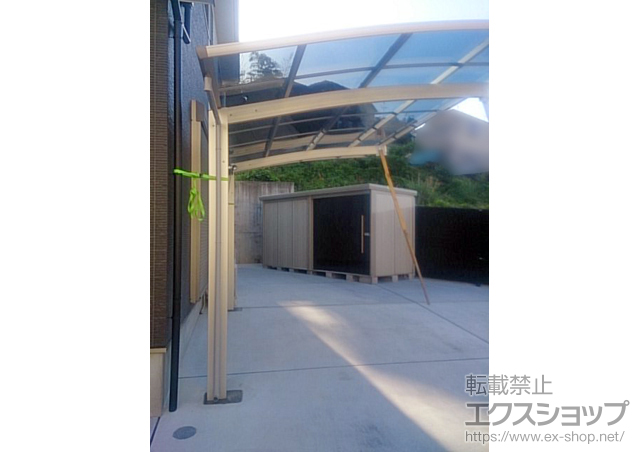 大阪府堺市ののカーポート プレシオスポート 積雪〜20cm対応 施工例