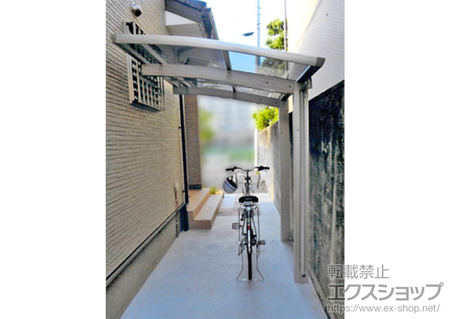 香川県高松市ののサイクルポート・駐輪場 プレシオスポート ミニ 積雪〜20cm対応 施工例