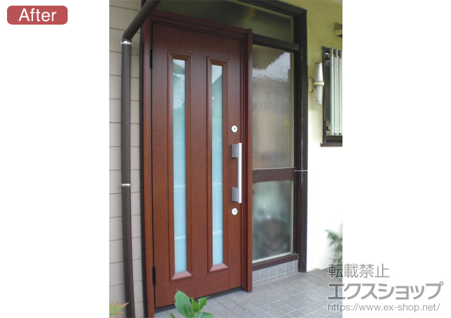 神奈川県横須賀市のの玄関ドア ラフォースR2型玄関ドア 片開き1型 施工例