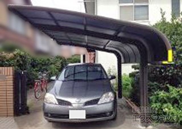 埼玉県川越市のLIXIL リクシル（トステム）のカーポート テールポートシグマIII 積雪〜20cm対応 施工例