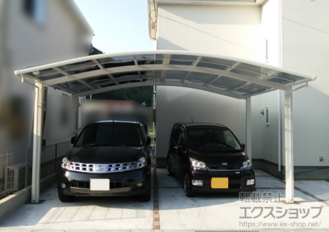 福島県福島市ののカーポート レイナツインポートグラン　積雪〜20cm対応 施工例