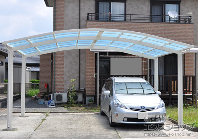 宮崎県都城市ののカーポート レイナツインポートグラン　積雪〜20cm対応 施工例