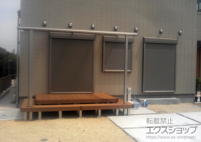 愛知県長久手市ののテラス屋根 ヴェクターテラス F型 テラスタイプ 単体 積雪〜20cm対応 施工例