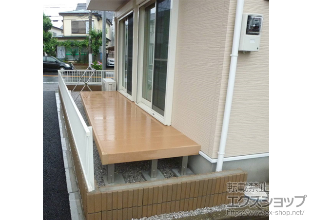 埼玉県ふじみ野市ののウッドデッキ リウッドデッキ 200 施工例